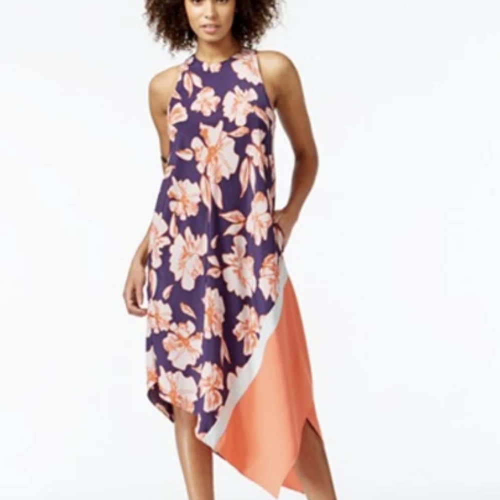 NWT Rachel Roy Asymmetrical Handkerchief Dress- Size XXL
